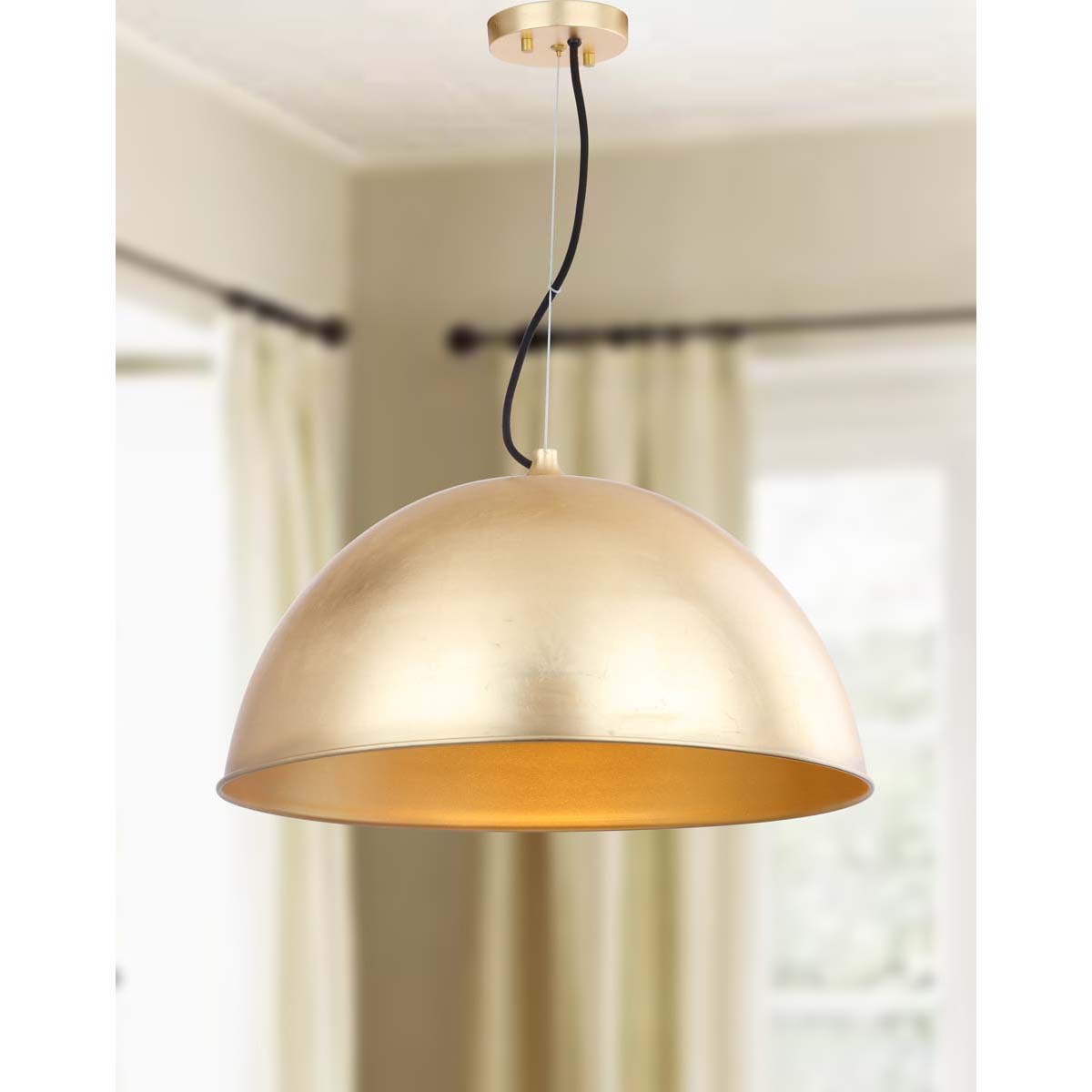 Archer Dome 21 Inch Dia Adjustable Pendant | Safavieh - PND4005