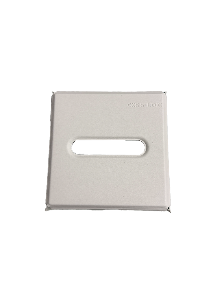 6XS Studio Tissue Case (S), White