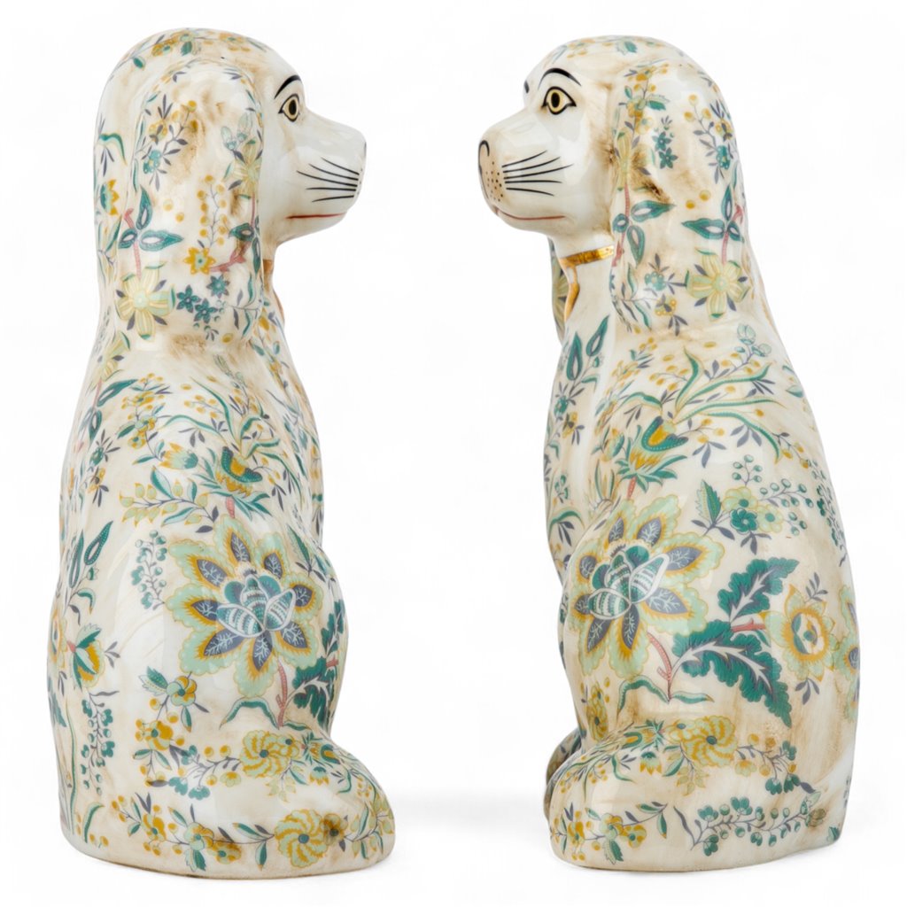Staffordshire Dogs Chimney Pattern