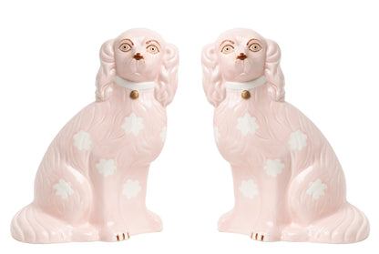 Pink Staffordshire Dogs