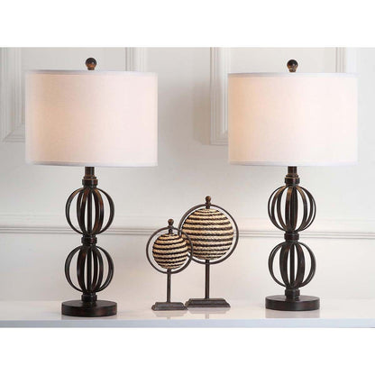 Calista 27.75 Inch H Double Sphere Table Lamp (Set of 2) | Safavieh - LIT4313