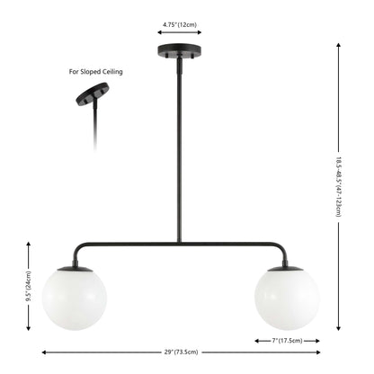 Conyer 2 Light Extendable Pendant | Safavieh - PND4166