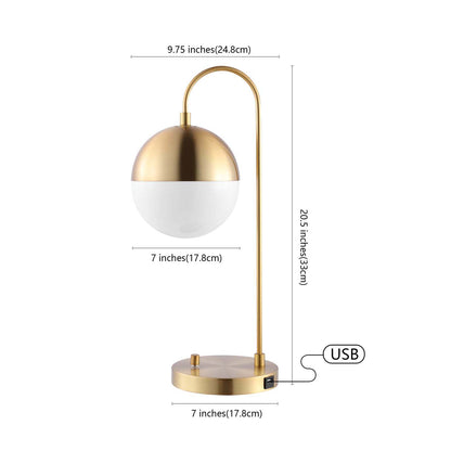 Cappi Table Lamp W/ USB Port | Safavieh - TBL4040-U
