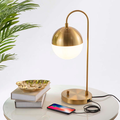 Cappi Table Lamp W/ USB Port | Safavieh - TBL4040-U