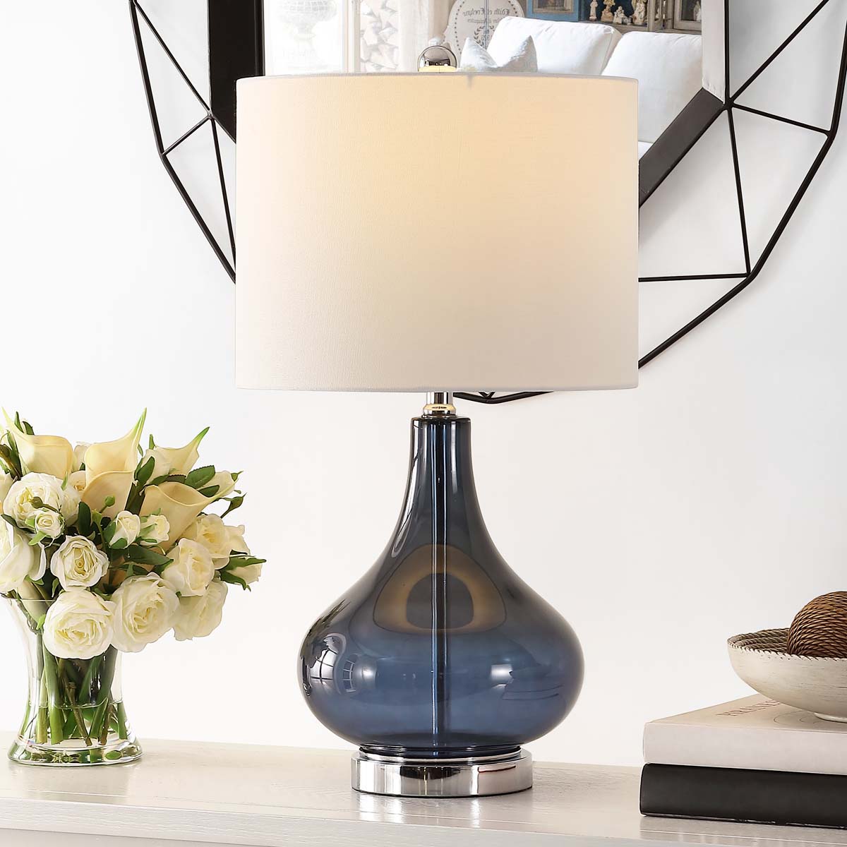 Brooks Glass Table Lamp | Safavieh - TBL4254