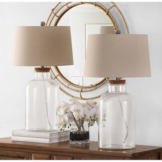 Caden Glass Table Lamp (Set of 2) | Safavieh - TBL4308