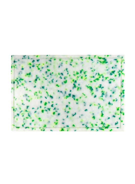 Fredericks & Mae XL Cutting Board, green/white