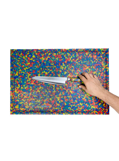 Fredericks & Mae XL Cutting Board, rainbow