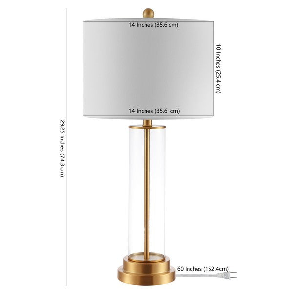 Cassian Glass Table Lamp | Safavieh - TBL4253