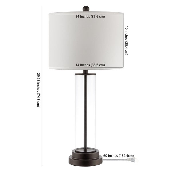 Cassian Glass Table Lamp | Safavieh - TBL4253