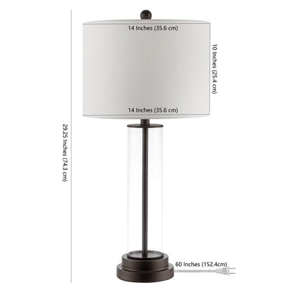 Cassian Glass Table Lamp | Safavieh - TBL4253